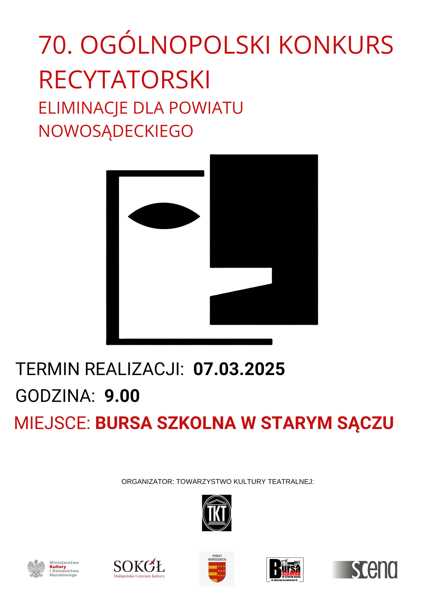 **Eliminacje Powiatowe 70 Ogólnopolskiego Konkursu Recytatorskiego**